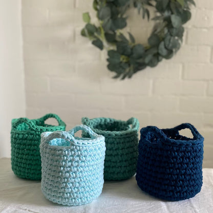 Small Decorative Baskets - Sage Green