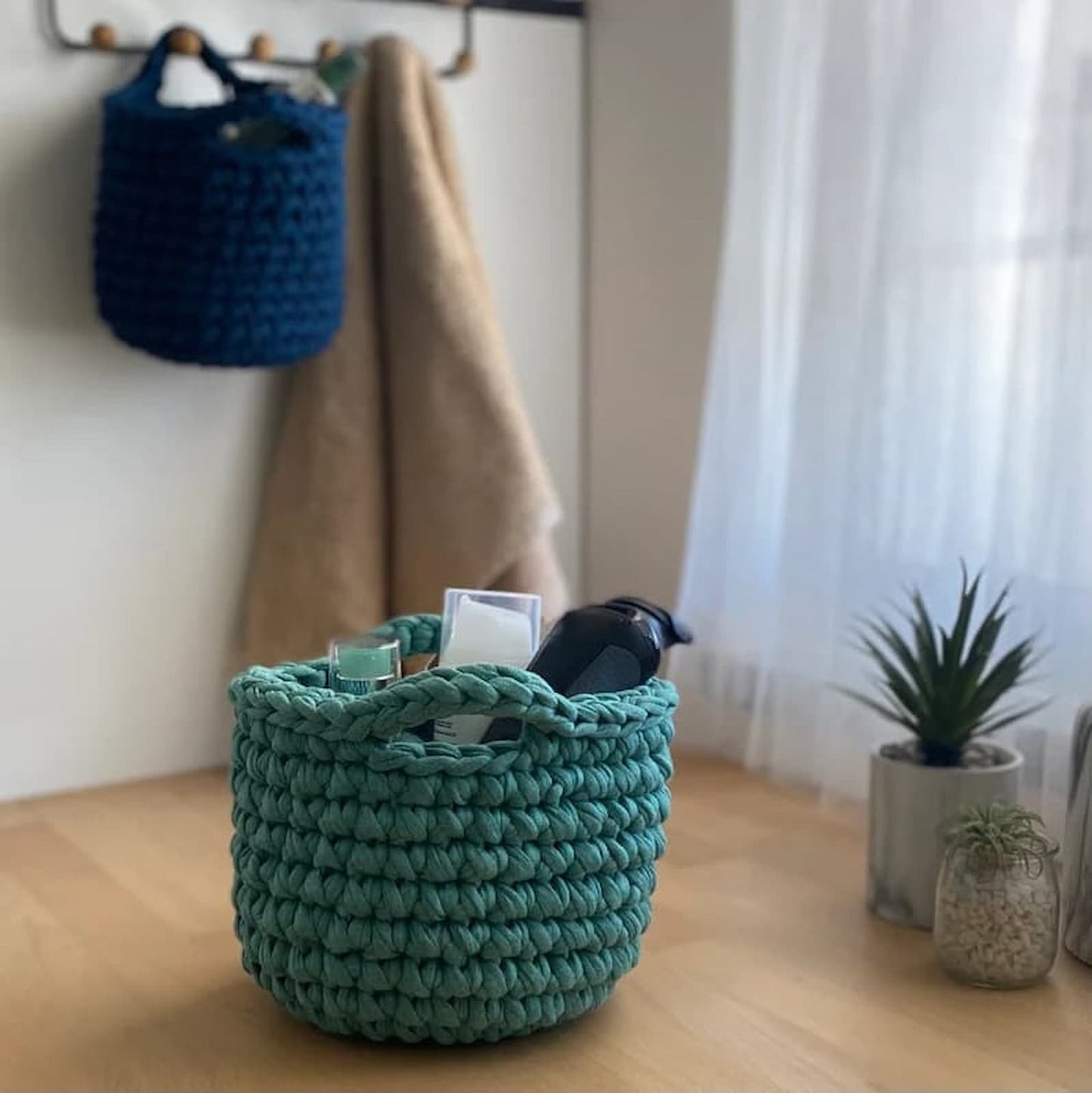 Small Decorative Baskets - Sage Green
