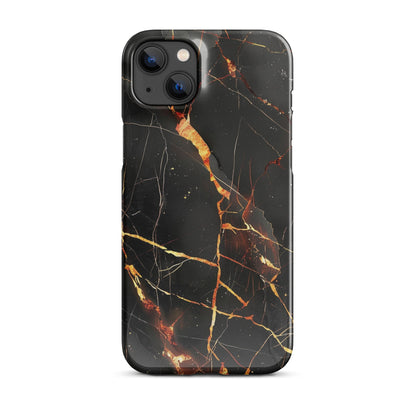 Black Marble Phone case for iPhone-24
