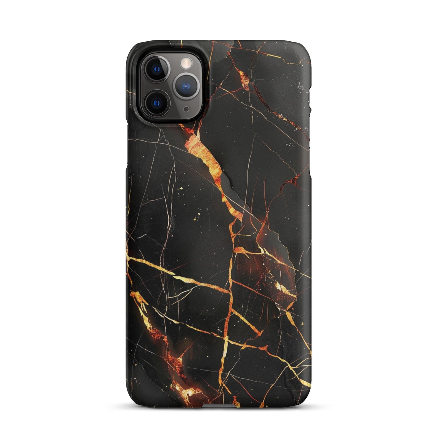 Black Marble Phone case for iPhone-5