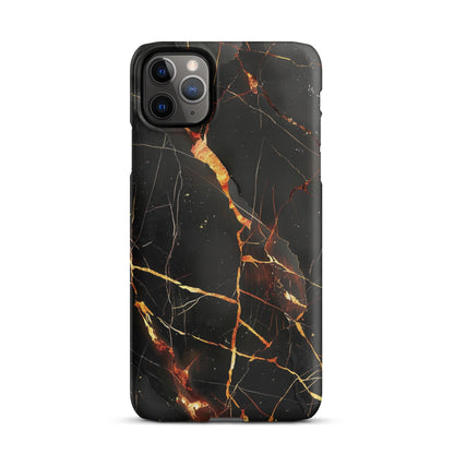 Black Marble Phone case for iPhone-5
