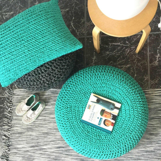 Soft Cotton Crochet Floor Cushion | Kids Room Decor